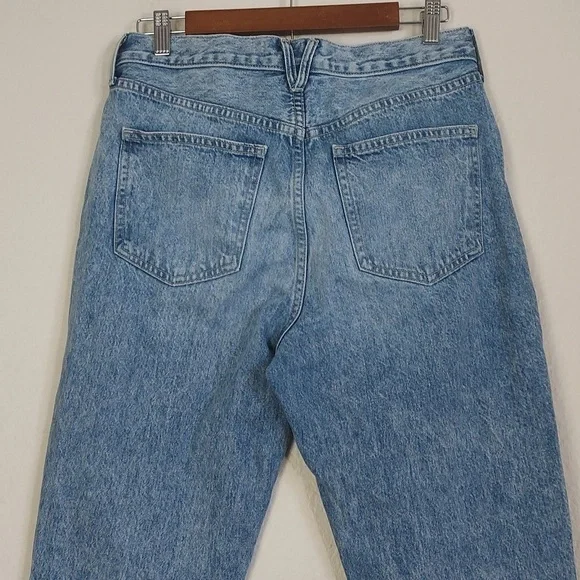 Veronica Beard Carly Kick-Flare Jean High Rise in Pebble Stone Wash Size 29